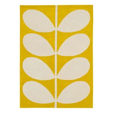 Orla Kiely - Giant Stem Rug Yellow 230x160cm 1 Orla Kiely - Giant Stem Rug Yellow 230x160cm