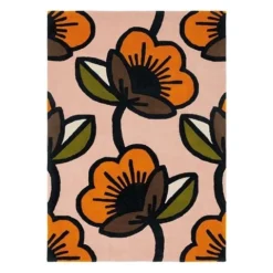 Orla Kiely - Passion Flower Rug Pink 280x200cm