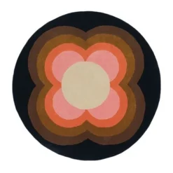 Orla Kiely - Sunflower Rug Pink 200x200cm