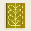 Medium Notebook - Linear Stem Olive