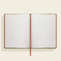 Medium Notebook - Linear Stem Olive 5 Medium Notebook - Linear Stem Olive -Home Decor & Bags-Orla Kiely 149076oka4notebooklinearstemolive4