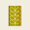 Small Notebook - Linear Stem Olive
