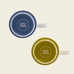 Cappuccino & Saucer Set - Atomic Flower 11 Cappuccino & Saucer Set - Atomic Flower -Home Decor & Bags-Orla Kiely 149274 OK set 2 stacking cappucino mugs atomic flower 4