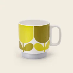 Stackable Large Mug Set Of 6 - Block Flower -Home Decor & Bags-Orla Kiely 149793okset4stackingmugsblockflower4sideview c97da411 a2cc 4d36 b907 f3a289f5d9b7
