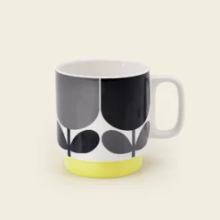 Stackable Large Mug Set Of 6 - Block Flower -Home Decor & Bags-Orla Kiely 149793okset4stackingmugsblockflower5sideview 62217043 93b8 40dc b636 3d89a13c3ce3
