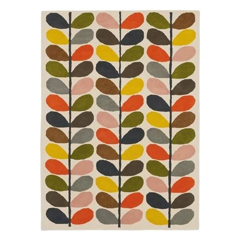 Orla Kiely - Classic Stem Rug Multi Colour 180x120cm 1 Orla Kiely - Classic Stem Rug Multi Colour 180x120cm