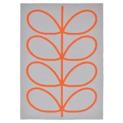 Orla Kiely - Giant Stem Rug Persimmon 200x140cm