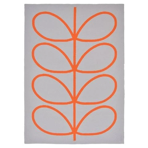 Orla Kiely - Giant Stem Rug Persimmon 230x160cm 1 Orla Kiely - Giant Stem Rug Persimmon 230x160cm