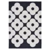 Orla Kiely - Spot Flower Outdoor Rug Black 200x140cm
