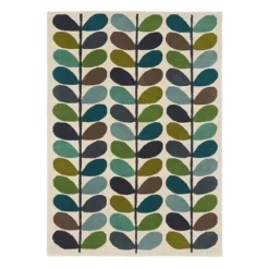 Orla Kiely - Classic Stem Rug Kingfisher 350x250cm