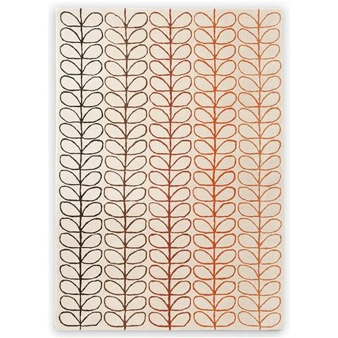 Orla Kiely - Linear Stem Ombre Rug Natural 280x200cm 1 Orla Kiely - Linear Stem Ombre Rug Natural 280x200cm