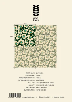 Japonica Wallpaper - 70cm X 10m -Home Decor & Bags-Orla Kiely 1D26BFC2 2DF7 43B7 B95C 1C17F3C7293D 8ea6ff5d 592b 4370 882d 5c2d368beea8