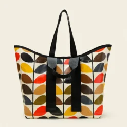 Carryall Basic Large Tote - Classic Multi Stem -Home Decor & Bags-Orla Kiely 21AECMS204 9600 Carryall Basic Classic Multi Stem 4