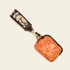 Key Ring - Cream 5 Key Ring - Cream -Home Decor & Bags-Orla Kiely 22SEGKR778 1990 Key Ring Cream 3