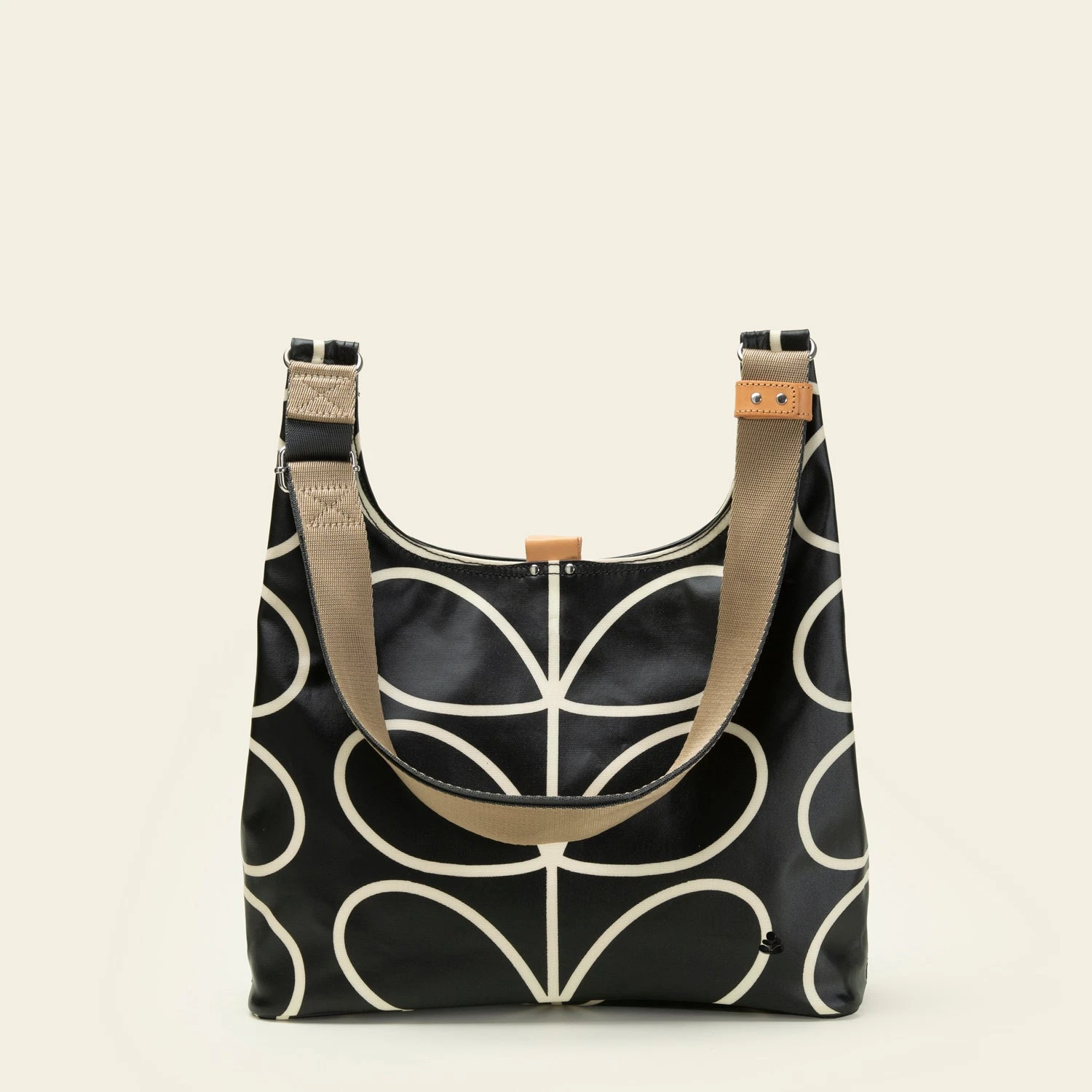 Midi Crossbody - Linear Stem Liquorice 1 Midi Crossbody - Linear Stem Liquorice