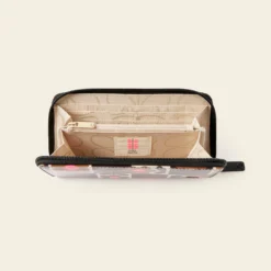 Forget Me Not Wallet - Flower Pot Chestnut -Home Decor & Bags-Orla Kiely 24SEFLP122 2130ForgetMeNotWallet FlowerPotChestnut4