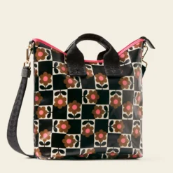 Carry Grab Bucket Bag - Flower Pot Chestnut 7 Carry Grab Bucket Bag - Flower Pot Chestnut -Home Decor & Bags-Orla Kiely 24SEFLP832 2130CarryGrabBucketBag FlowerPotChestnut1