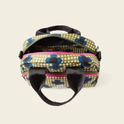 Radial Handbag - Flower Polka Dot Olive -Home Decor & Bags-Orla Kiely 24SEFPD763 3130RadialHandbag FlowerPolkaDotOlive4