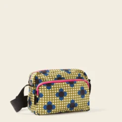 Angle Camera Bag - Flower Polka Dot Olive 7 Angle Camera Bag - Flower Polka Dot Olive -Home Decor & Bags-Orla Kiely 24SEFPD764 3130AngleCameraBag FlowerPolkaDotOlive2