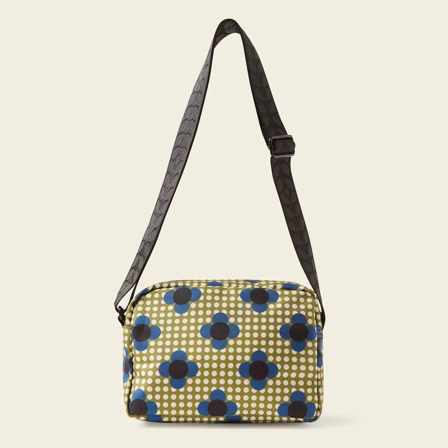 Angle Camera Bag - Flower Polka Dot Olive 4 Angle Camera Bag - Flower Polka Dot Olive - Image 4