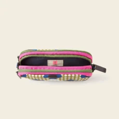 Tripod Crossbody - Flower Polka Dot Olive -Home Decor & Bags-Orla Kiely 24SEFPD783 3130TripodCrossbody FlowerPolkaDotOlive4