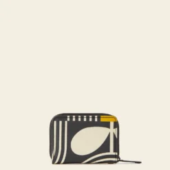 Remember Me Purse - Giant Striped Tulip Noir -Home Decor & Bags-Orla Kiely 24SEGST755 0140 RememberMePurse GiantStripedTulipNoir3