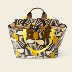 All In Tote - Giant Striped Tulip Noir -Home Decor & Bags-Orla Kiely 24SEGST867 0140CoreBigTote GiantStripedTulipNoir4