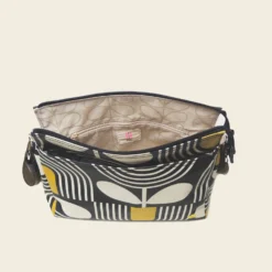 Fielder Crossbody - Giant Striped Tulip Noir -Home Decor & Bags-Orla Kiely 24SEGST937 0140 Fielder Crossbody Giant Striped Tulip Noir4 scaled