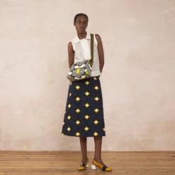 Home Decor & Bags-Orla Kiely -Home Decor & Bags-Orla Kiely 24SEGST937 0140 FielderCrossbody GiantStripedTulipNoir .model1