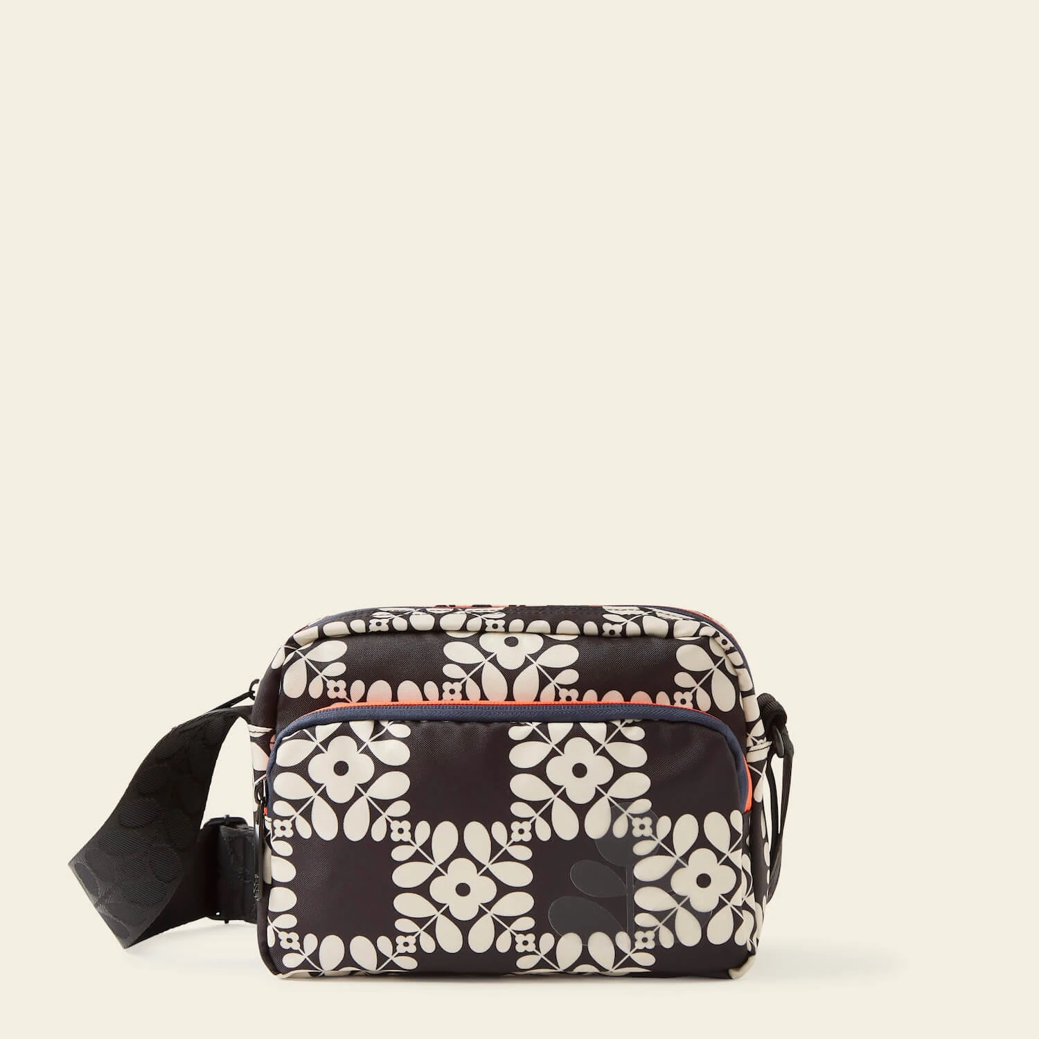 Angle Camera Bag - Lattice Flower Tile Onyx 1 Angle Camera Bag - Lattice Flower Tile Onyx