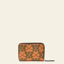 Celia Medium Wallet - Tomato Puzzle Flower 6 Celia Medium Wallet - Tomato Puzzle Flower -Home Decor & Bags-Orla Kiely 24SELLE824 6120CeliaMediumWallet TomatoPuzzleFlower3