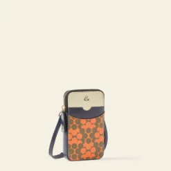 Ariel Phone Case - Tomato Puzzle Flower -Home Decor & Bags-Orla Kiely 24SELLE826 6120ArielPhoneCase TomatoPuzzleFlower2