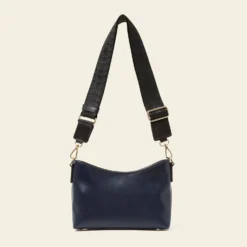 Carrymin Crossbody - Navy Puzzle Flower 8 Carrymin Crossbody - Navy Puzzle Flower -Home Decor & Bags-Orla Kiely 24SELLE833 4110 CarryminCrossbody NavyPuzzleFlowerEmblem3