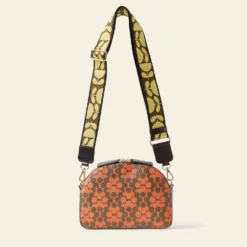 Luna Crossbody - Tomato Puzzle Flower -Home Decor & Bags-Orla Kiely 24SELLE868 6120LunaCrossbody TomatoPuzzleFlower3