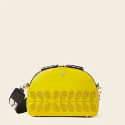 Home Decor & Bags-Orla Kiely 20 Luna Crossbody - Daffodil Punched Flower