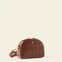 Babaluna Crossbody - Tan Punched Flower 7 Babaluna Crossbody - Tan Punched Flower -Home Decor & Bags-Orla Kiely 24SELLE878 2170 BabalunaCrossbody TanPunchedFlower2