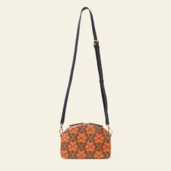 Babaluna Crossbody - Tomato Puzzle Flower -Home Decor & Bags-Orla Kiely 24SELLE878 6120BabalunaCrossbody TomatoPuzzleFlower3