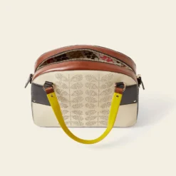 Luna Bowling Bag - Cream Punched Flower 9 Luna Bowling Bag - Cream Punched Flower -Home Decor & Bags-Orla Kiely 24SELLE889 1990 LunaBowlingBag CreamPunchedFlower4