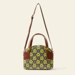 Luna Bowling Bag - Purple Puzzle Flower -Home Decor & Bags-Orla Kiely 24SELLE889 5010LunaBowlingBag PurplePuzzleFlower3