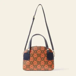 Luna Bowling Bag - Tomato Puzzle Flower 8 Luna Bowling Bag - Tomato Puzzle Flower -Home Decor & Bags-Orla Kiely 24SELLE889 6120LunaBowlingBag TomatoPuzzleFlower3