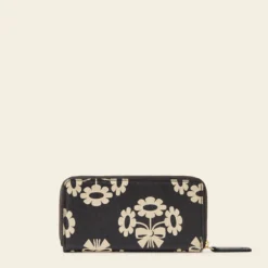 Forget Me Not Wallet - Posey Flower Midnight 6 Forget Me Not Wallet - Posey Flower Midnight -Home Decor & Bags-Orla Kiely 24SEPOF754 4100ForgetMeNotWallet PoseyPowerMidnight3