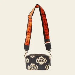 Duo Crossbody - Posey Flower Midnight -Home Decor & Bags-Orla Kiely 24SEPOF804 4100DuoCrossbody PoseyPowerMidnight3