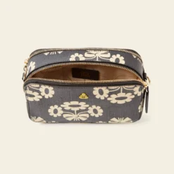 Duo Crossbody - Posey Flower Midnight -Home Decor & Bags-Orla Kiely 24SEPOF804 4100DuoCrossbody PoseyPowerMidnight4
