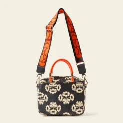 Block Medium Handbag - Posey Flower Midnight 9 Block Medium Handbag - Posey Flower Midnight -Home Decor & Bags-Orla Kiely 24SEPOF838 4100BlockMediumHandbag PoseyPowerMidnight3