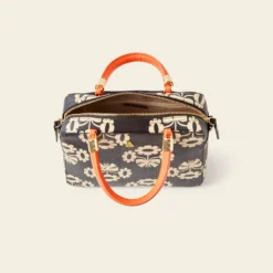 Block Medium Handbag - Posey Flower Midnight 10 Block Medium Handbag - Posey Flower Midnight -Home Decor & Bags-Orla Kiely 24SEPOF838 4100BlockMediumHandbag PoseyPowerMidnight4