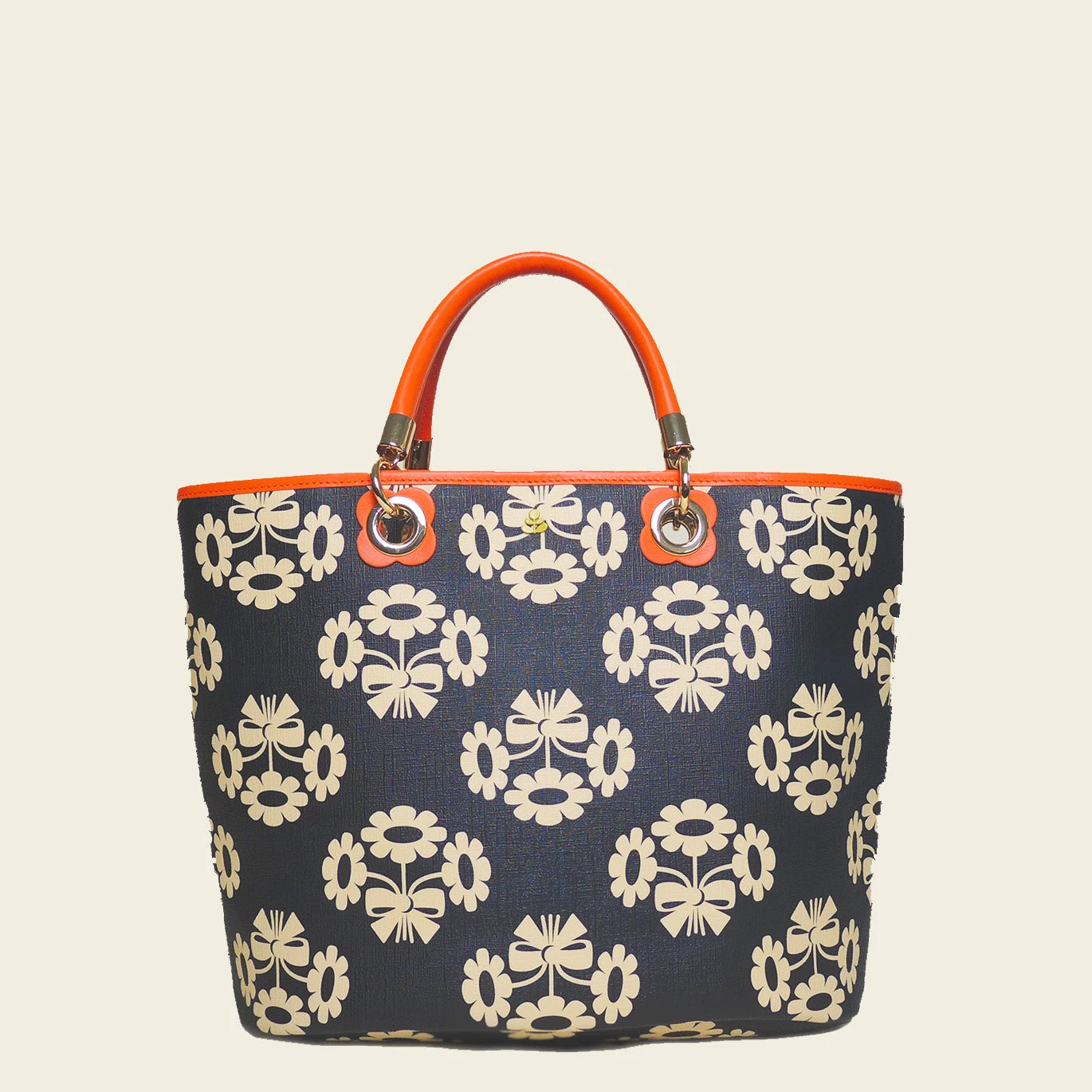 Smile Tote - Posey Flower Midnight 1 Smile Tote - Posey Flower Midnight