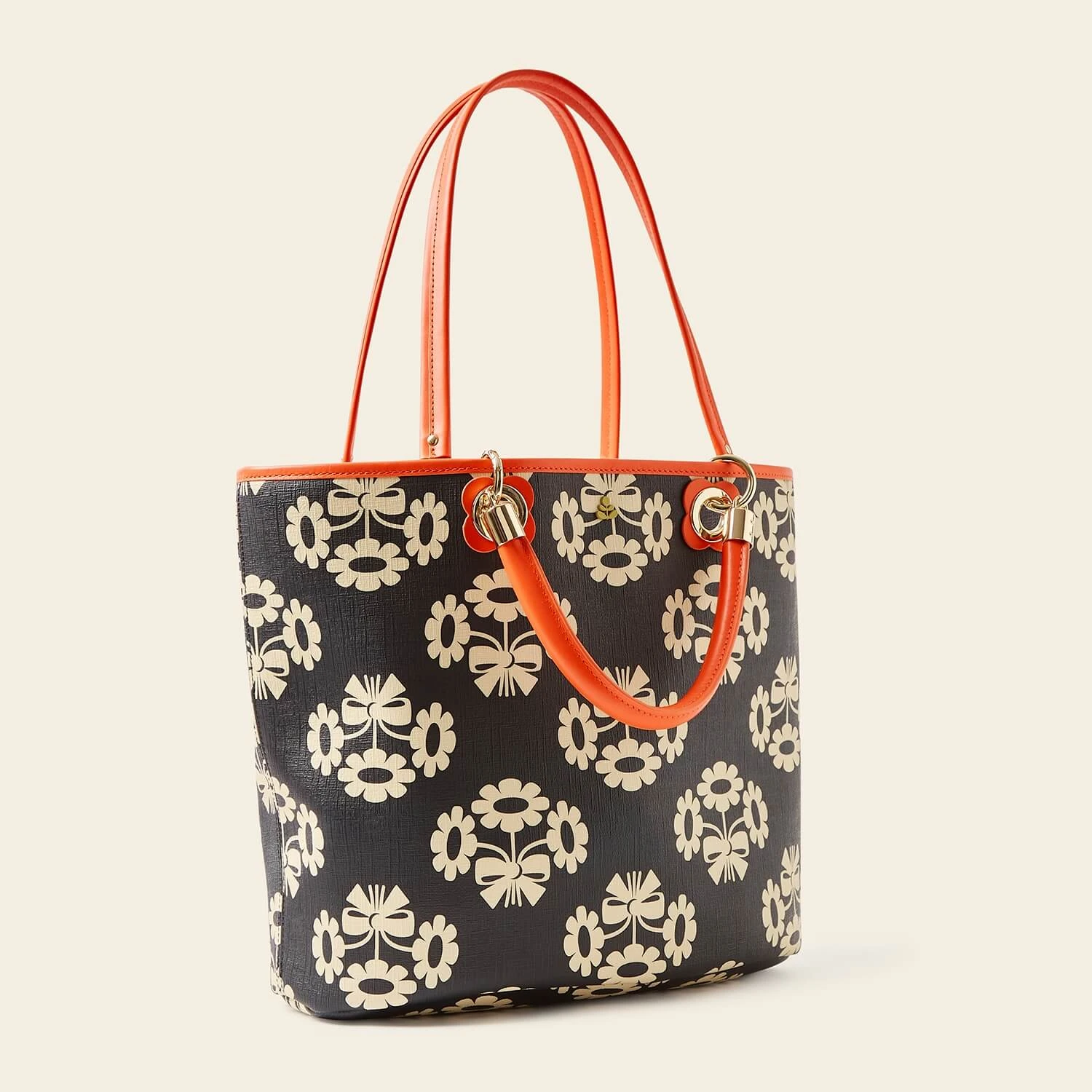 Smile Tote - Posey Flower Midnight 3 Smile Tote - Posey Flower Midnight - Image 3