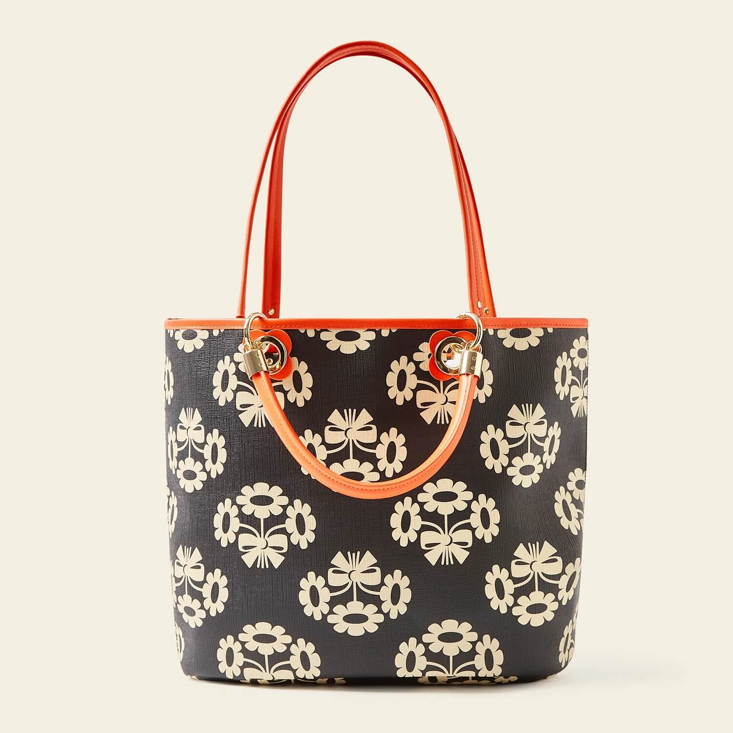 Smile Tote - Posey Flower Midnight 4 Smile Tote - Posey Flower Midnight - Image 4