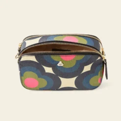 Duo Crossbody - Radial Flower Rockpool 9 Duo Crossbody - Radial Flower Rockpool -Home Decor & Bags-Orla Kiely 24SERAF804 4400DuoCrossbody RadialFlowerRockpool4