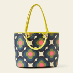 Smile Tote - Radial Flower Rockpool 8 Smile Tote - Radial Flower Rockpool -Home Decor & Bags-Orla Kiely 24SERAF866 4400SmileTote RadialFlowerRockpool3
